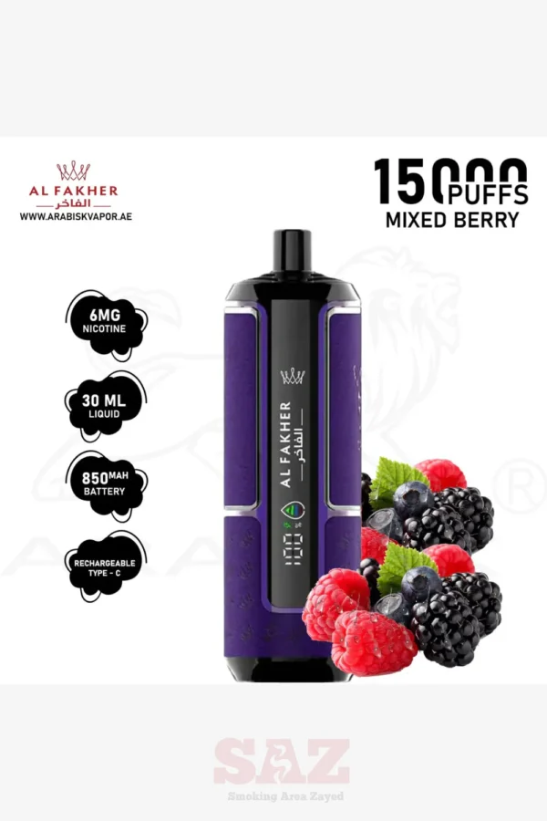 AL FAKHER CROWN BAR PRO MAX 15000 PUFFS - Image 3