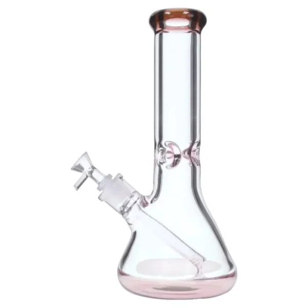 GC 9mm Big Base Beaker w/ Color Accents Water Pipe - 12 in - Image 2