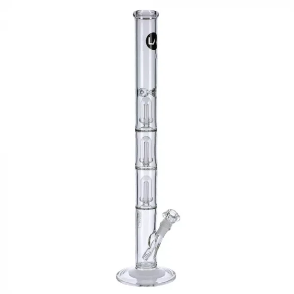 LA Pipes Straight Ice Bong with Triple Showerhead Percolator | 26 Inch - Image 5