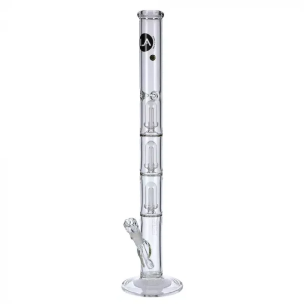 LA Pipes Straight Ice Bong with Triple Showerhead Percolator | 26 Inch