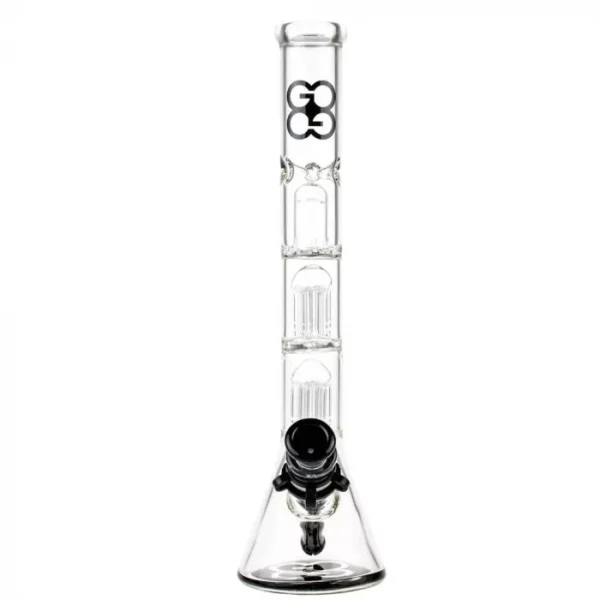 Glasscity Beaker Ice Bong with Double Tree Percolator - Image 4