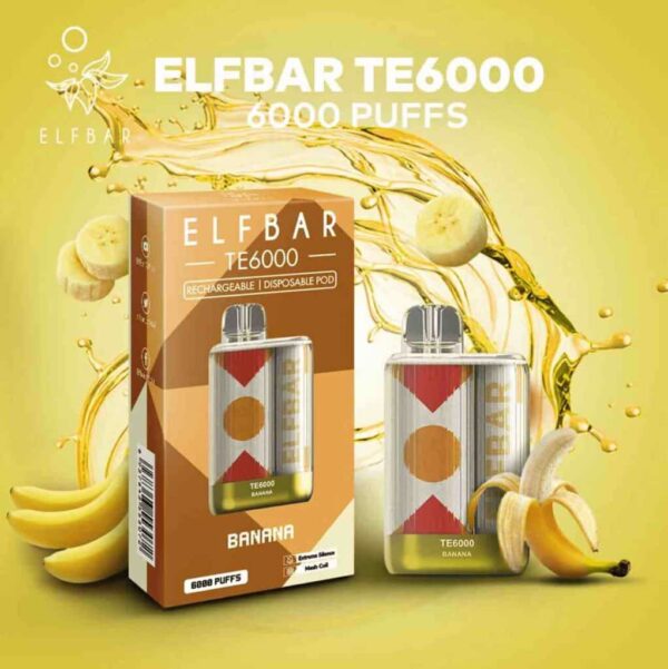 ELF BAR TE6000 PUFFS VAPE POD JETABLE - Image 3