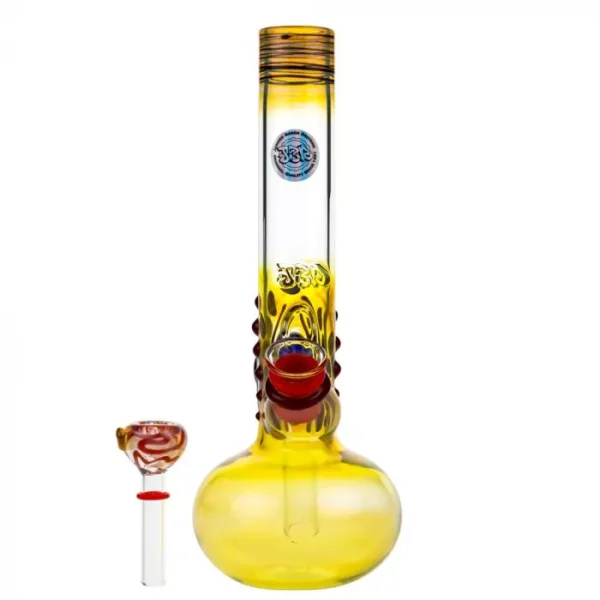 Jerome Baker Designs and  Dichro Fumed Glass Ice Bong | Black - Image 4