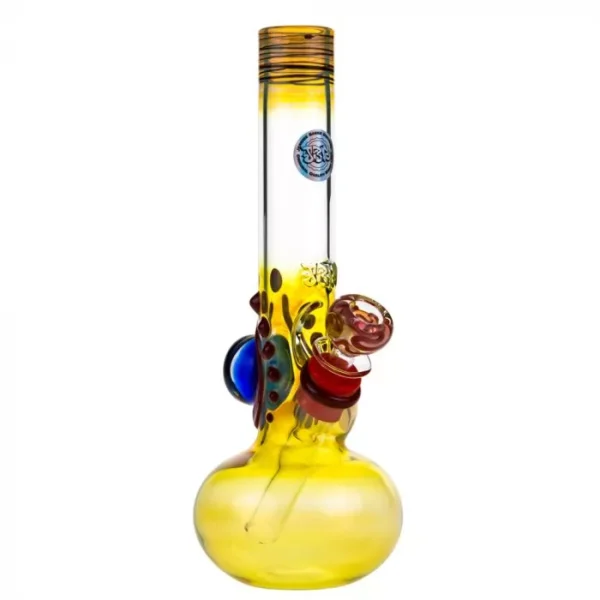 Jerome Baker Designs and  Dichro Fumed Glass Ice Bong | Black - Image 3