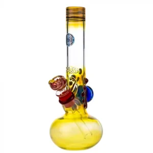 Jerome Baker Designs and  Dichro Fumed Glass Ice Bong | Black