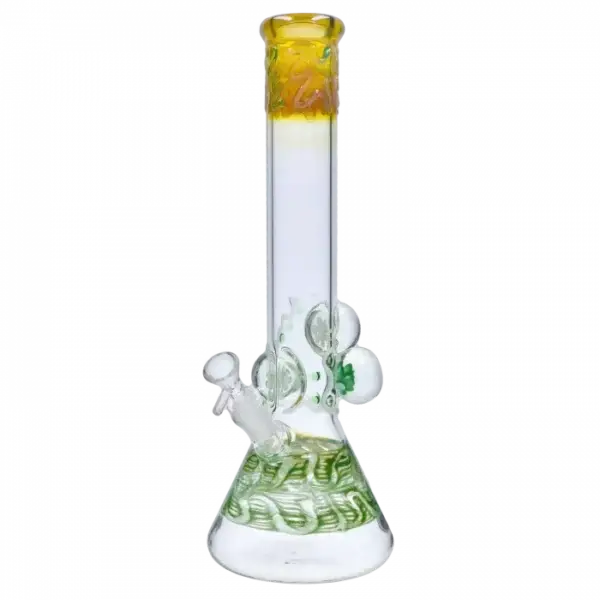 Mushroom Marble Water Pipe - 18 in.
