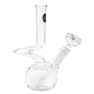 LA Pipes Simply Guy Bubble Base Zong Neck Bong