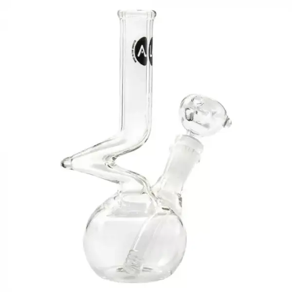 LA Pipes Simply Guy Bubble Base Zong Neck Bong - Image 4